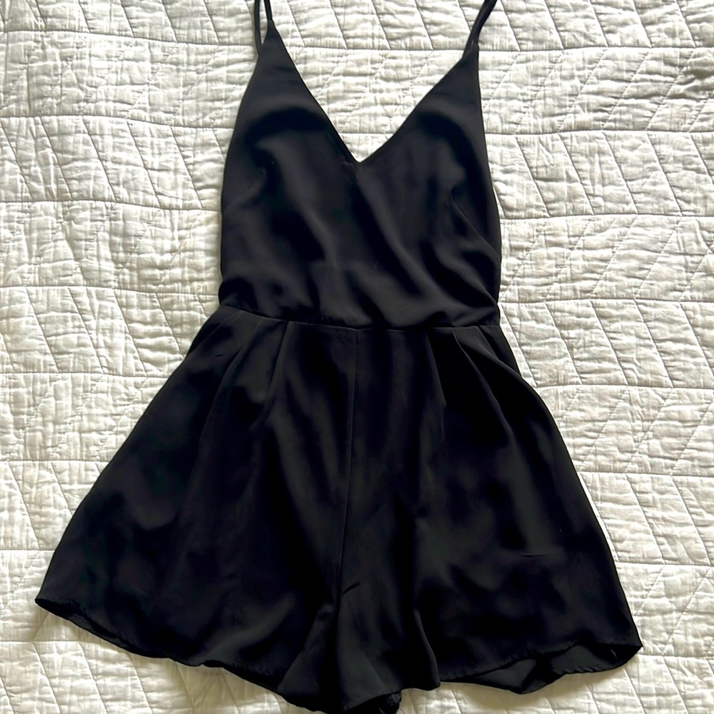 Black Romper - size M